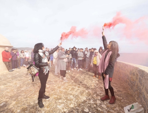 Encesa de torres, talaies i talaiots de la Mediterrània pels Drets Humans