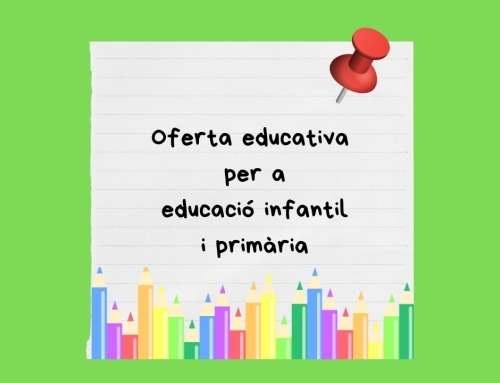 Oferta educativa para educación infantil, primaria, secundaria y ciclos formativos