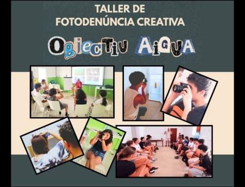 «Objectiu aigua»: taller de fotodenuncia creativa para jóvenes